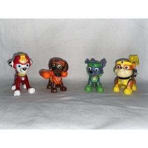 paw patrol figures lot of 4 dogs great condition